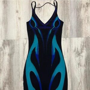 The Krupp Blue Solara Dress